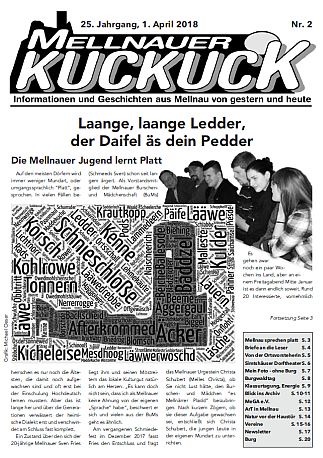 Mellnauer Kuckuck, Ausgabe 2 / 2018