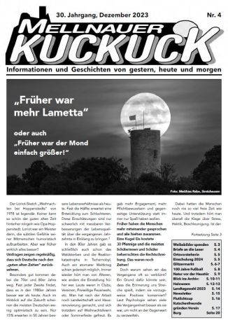 Die neueste Ausgabe des Mellnauer Kuckuck (04/2023) ist da!