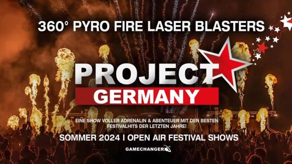 Project Germany: 360° Pyro Fire Laser Blasters
