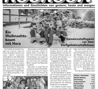 Die Winterausgabe des Mellnauer Kuckuck ist da!