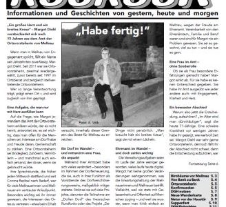 Die Ausgabe 1 / 2026 des Mellnauer Kuckuck ist online